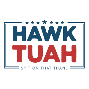 Hawk Tuah Spit On That Thang Logo Template 14