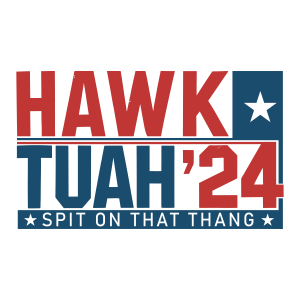 Hawk Tuah Spit On That Thang Logo Template 15