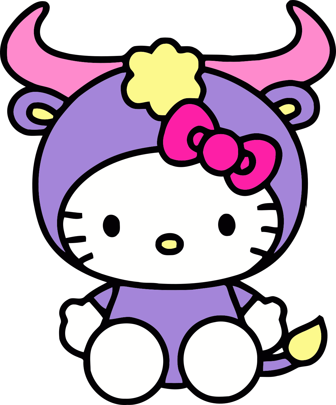 Hello Kitty Taurus Vector Hello Kitty Taurus Vector