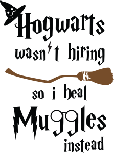 Harry Potter Hogwarts wasn hiring so i heal muggles instead
