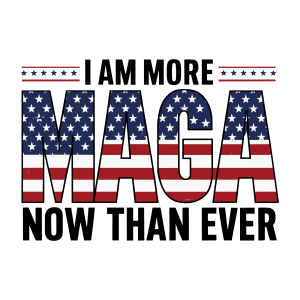 I am More Maga Now Than Ever Logo Template