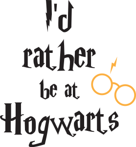 Harry Potter I’d rather be at Hogwarts1 Template