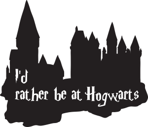 Harry Potter I’d rather be at Hogwarts 2 Template