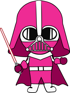 Mini Darth Vader 2 Pink