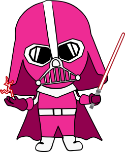 Mini Darth Vader 3 Pink