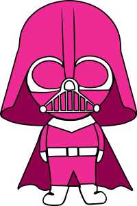 Mini Darth Vader1 Pink