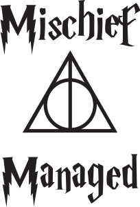 Harry Potter Mischief Managed Template