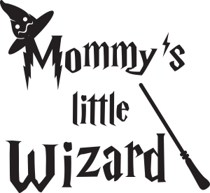 Harry Potter Mommy is little wizard Template