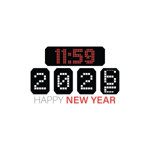 Happy New Year 2026 Logo Template