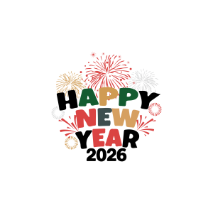 Happy New Year 2026 Logo Template 2