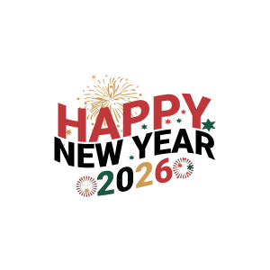 Happy New Year 2026 Logo Template 5
