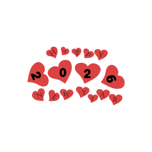 Happy New Year 2026 Logo Template 8