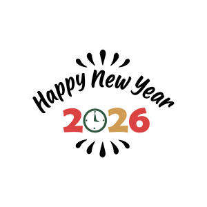 Happy New Year 2026 Logo Template 9