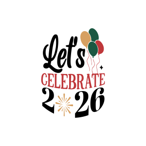 Lets Celebrate 2026 Logo Template