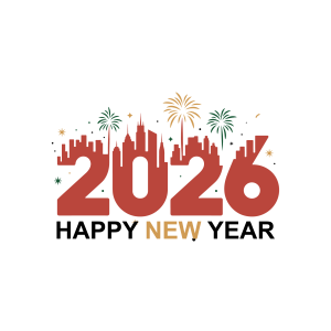 Happy New Year 2026 Logo Template 25