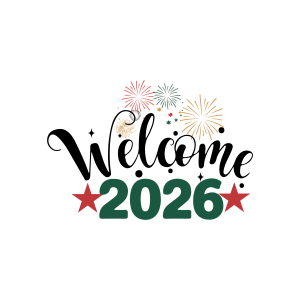 Welcome 2026 Logo Template