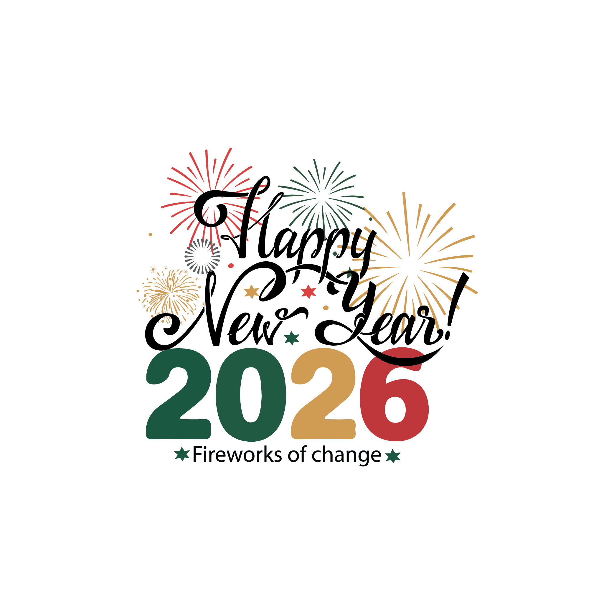 Happy New Year 2026 Logo Template 26 Happy New Year 2026 Logo Template 26