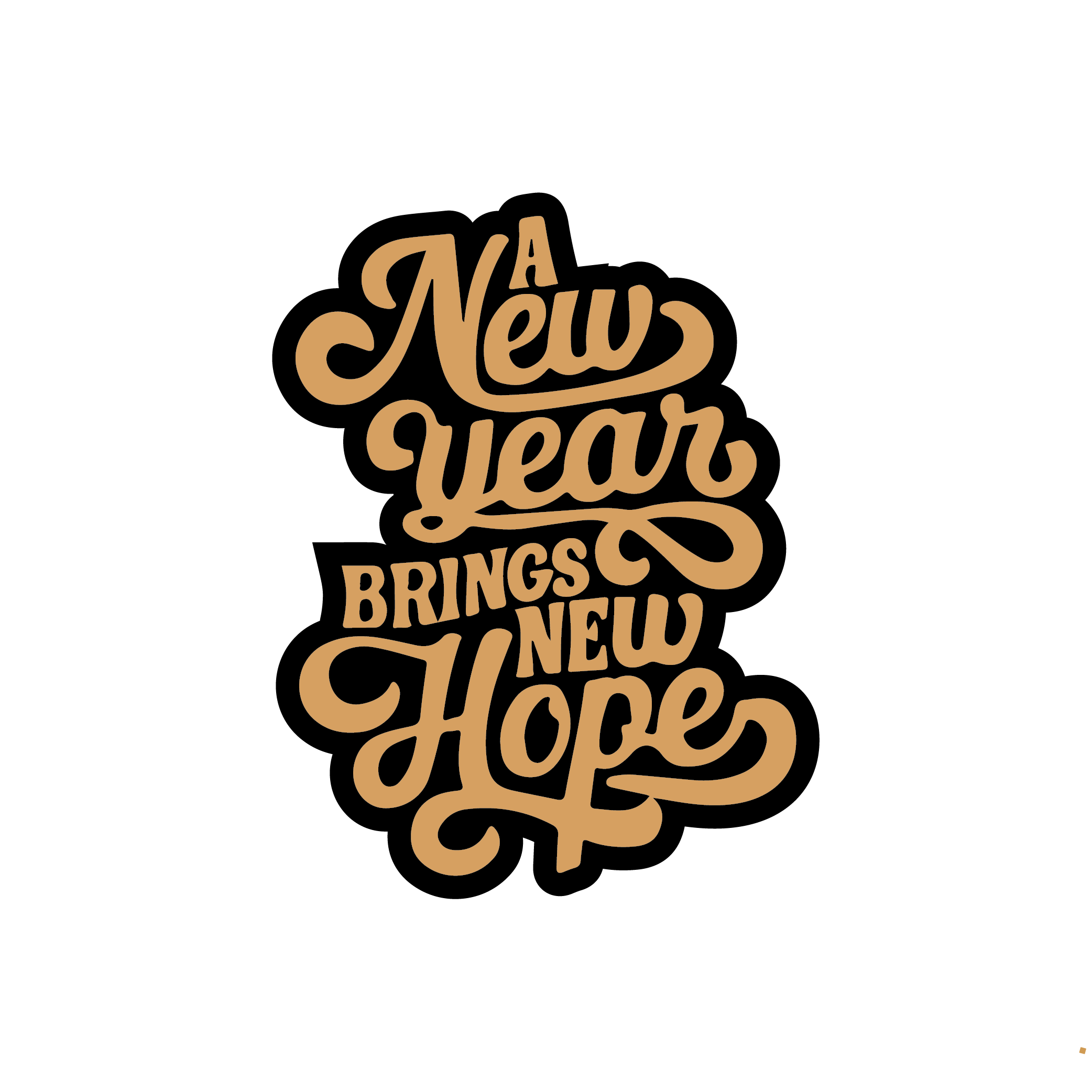 A New Year Brings New Hope Logo Template A New Year Brings New Hope Logo Template