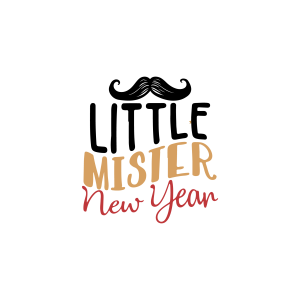 Little Mister New Year Logo Template