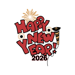 Happy New Year 2026 Logo Template 40