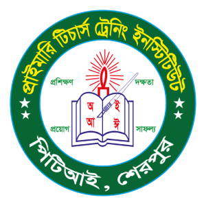 Primary Teachers Training Institute PTI Sherpur Logo Vector