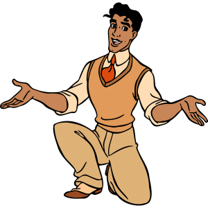 Princess and the Frog Prince Naveen Vector