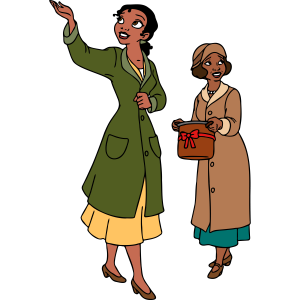 Princess and the Frog Tiana and her mother Vector