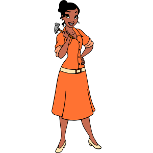 The Princess and the Frog Tiana Vector 5