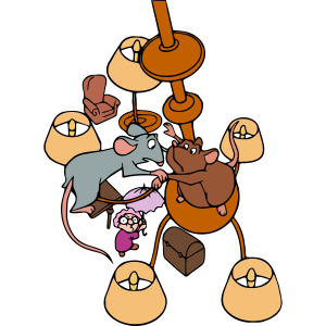 Ratatouille Remy and Emile Logo