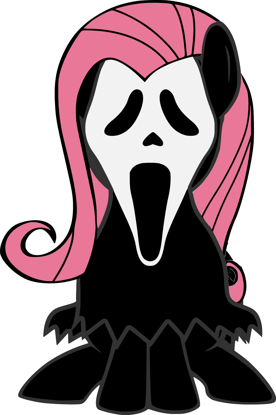 Scream Ghostface Pinkie Logo Scream Ghostface Pinkie Logo