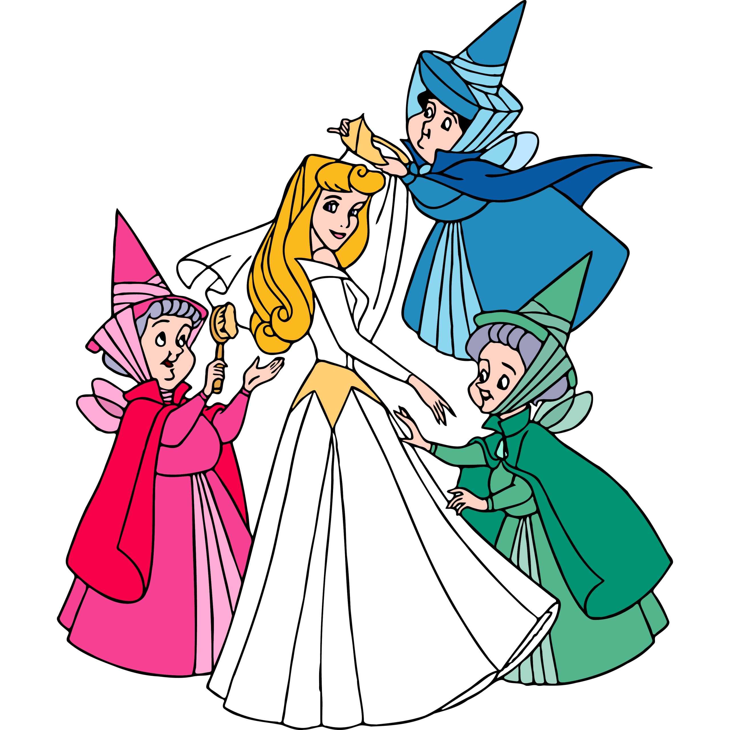 Sleeping Beauty Aurora White Dress Logo Sleeping Beauty Aurora White Dress Logo