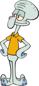 Sponge Bob Squidward Tentacles Vector