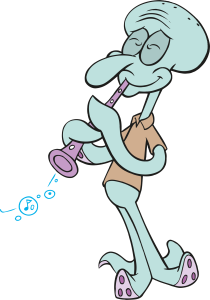 Sponge Bob Squidward Tentacles Vector 2