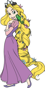 The Princess and the Frog Rapunzel Girl Logo
