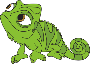 The Princess and the Frog Chameleon Logo