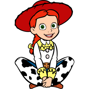 Toy Story Cowgirl Vector 6