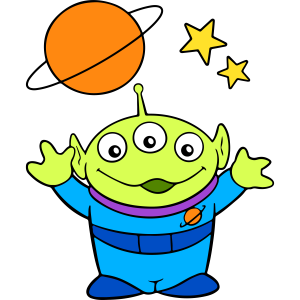 Toy Story Alien Vector