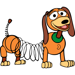 Toy Story Slinky Dog Vector 2