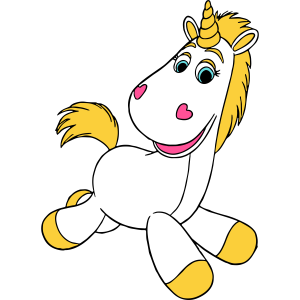 Toy Story Buttercup unicorn Vector