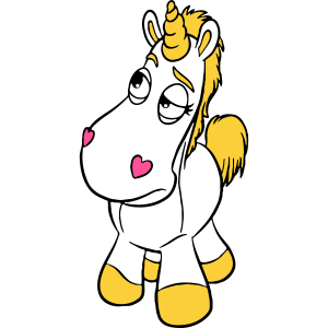 Toy Story Buttercup unicorn Vector 2