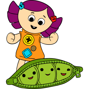 Toy Story Dolly and the Peas-in-a-Pod Vector