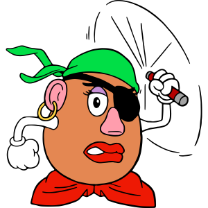 Toy Story Mrs. Potato Vector