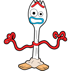 Toy Story Forky Vector 4