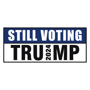 Still Voting Trump Logo Template