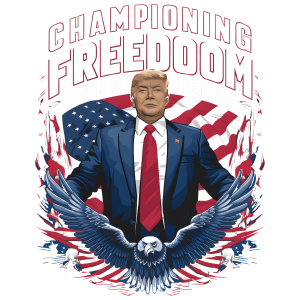 Championing Freedoom Trump Logo Template