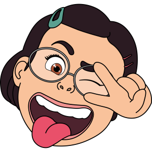 Turning Red Meilin Lee Happy Face Vector