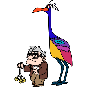 Up Movie Carl and kevin Vector