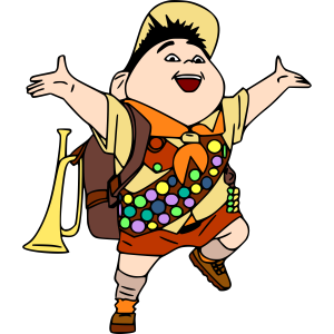 Up Movie Russell Vector 2