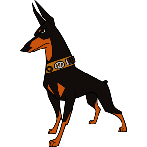 Up Movie Doberman Vector