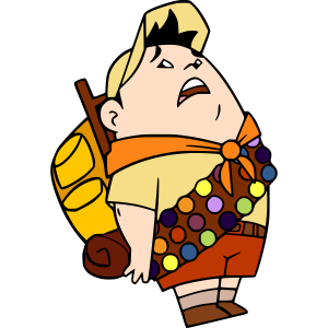 Up Movie Russell Vector 3